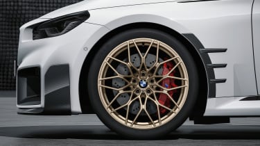 BMW M2 M Performance Parts - gold wheel
