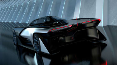 Faraday Future concept rear side