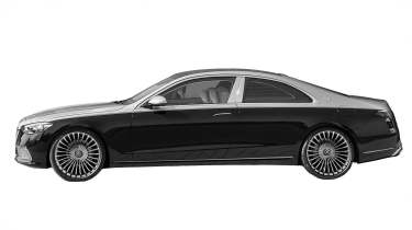 Mercedes-Maybach S-Class coupé - black side profile