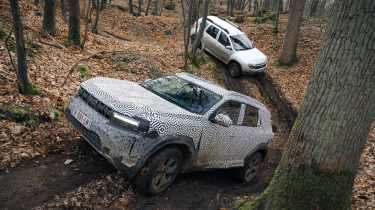 Old and new Dacia Duster