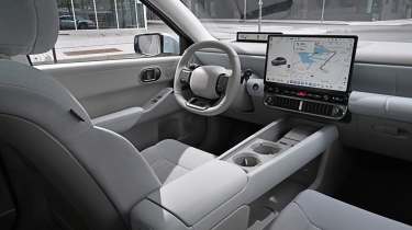 New Hyundai Ioniq 3 - front interior