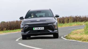 Hyundai Kona N Line - front cornering