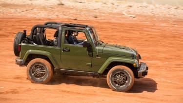 Jeep Wrangler 75th Anniversary - side off-road
