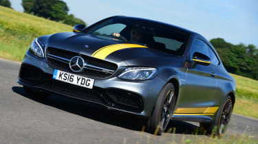 Mercedes-AMG C63 coupe - cornering