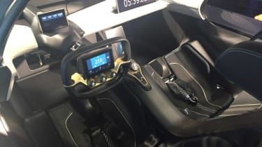 NextEV NIO EP9 electric hypercar  - interior reveal
