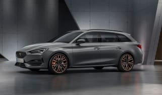 Cupra Leon Estate - front 3/4 static
