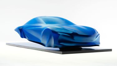 Alpine A110 sculpture - front