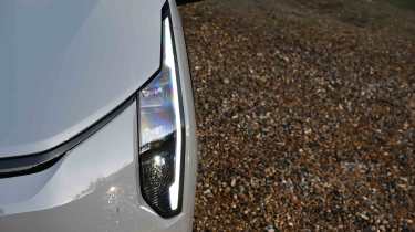 Kia EV4 - head light detail, front
