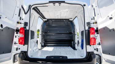 Vauxhall Vivaro-e Hydrogen - opened rear doors