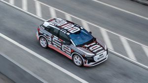 Audi Q4 e-tron prototype - above Audi Q4 e-tron prototype - above