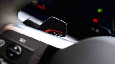 BMW iX2 - Boost paddle detail