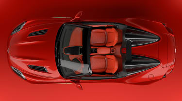 Aston Martin Vanquish Zagato Speedster - above