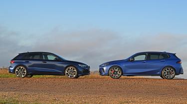 Audi S3 and BMW M135 - face-to-face static