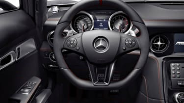Mercedes SLS AMG GT head on interior