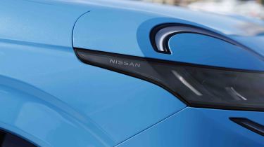 Nissan Micra - 'Nissan' in headlight detail