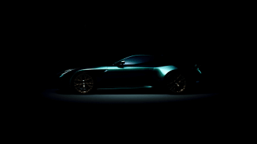 Aston Martin DB12 official teaser image - side