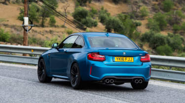 New BMW M2 Coupe UK - rear cornering 2
