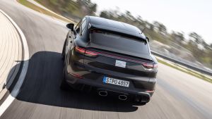 Porsche Cayenne Coupe prototype - rear tracking