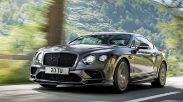 Bentley Continental Supersports 2017 - official front tracking