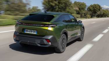 Peugeot E-408 facelift - rear action