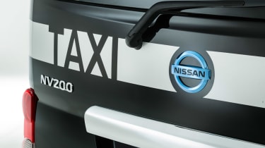 Nissan electric taxi 2015 rear