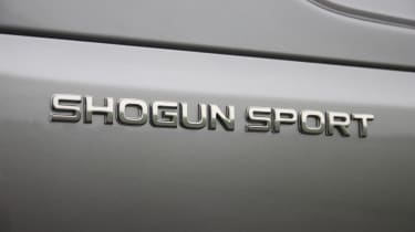 Mitsubishi Shogun Sport badge
