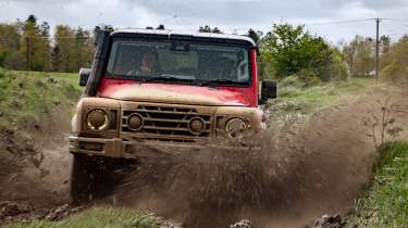 Ineos Grenadier Trailmaster X - front end off road
