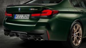 BMW M5 CS - studio rear detail