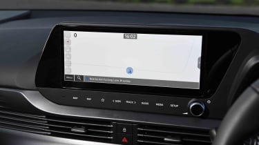 Hyundai i20 sat-nav screen