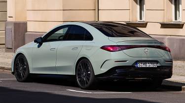 Mercedes CLA hybrid - rear angled