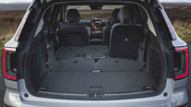 Volvo EX90 - boot, with one second row seat up