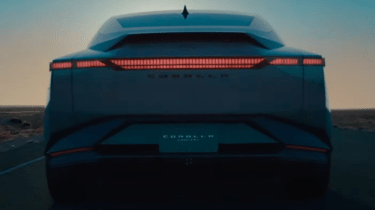 New Toyota Corolla teaser - rear