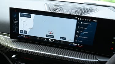 BMW M4 Competition - infotainment screen