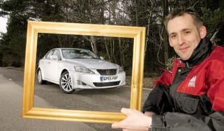 Picture frame around Lexus IS250
