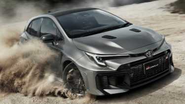 Toyota GR Corolla - drifting in the dirt