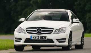 Mercedes C-Class Coupe front cornering