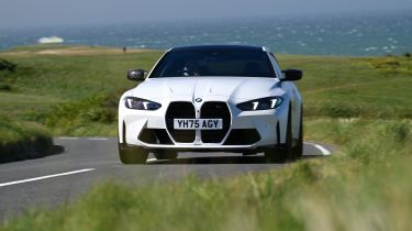 BMW M4 Competition - front cornering