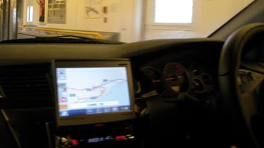 Mitsubishi Evo IX sat-nav