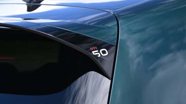 Volkswagen Golf GTI Edition 50 being driven in the UK - Edition 50 badge