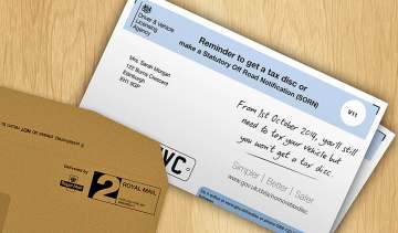 Road tax documentation