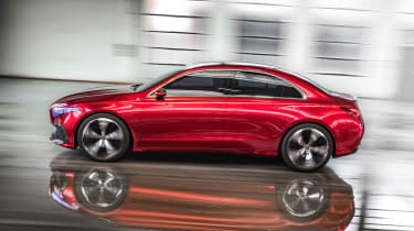 Mercedes Concept A Sedan - side action