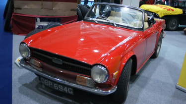 Triumph TR6 at the London Classic Car Show