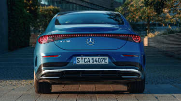Mercedes CLA with EQ Technology - full rear static