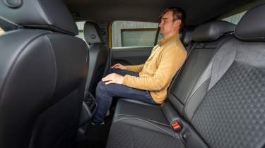 Alastair Crooks sat in the Volkswagen T-Roc R-Line