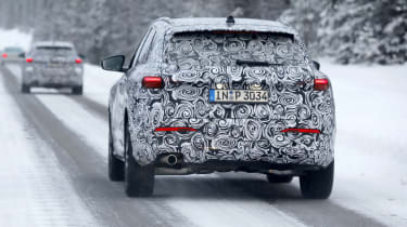 New Audi Q5 testing spyshots - rear 