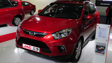 The JAC S5 has a hint of MG3 about it, and a little of the Hyundai ix35