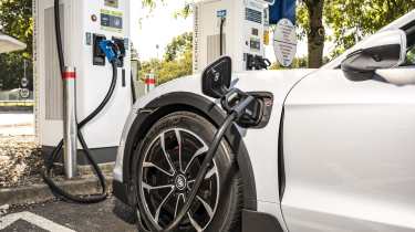 Porsche Taycan charging