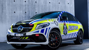 Mercedes GLE Coupe Police Car