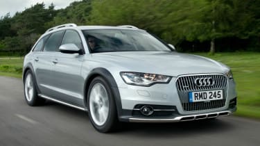 Audi A6 Allroad front action 
