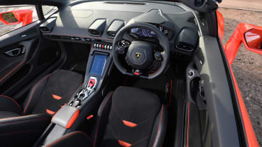 Lamborghini Huracan Evo Spyder - cabin